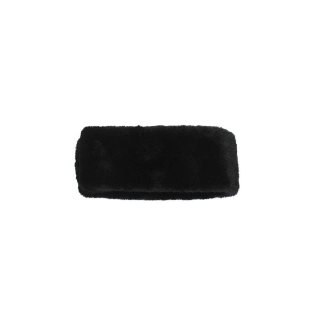 Max Studio Womens Textured Wrap Circular Fuzzy Scarf Black OS